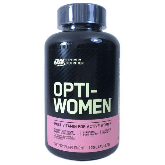 Основне фото товара Optimum Nutrition, Opti-Women, Опті Вумен, 120 капсул