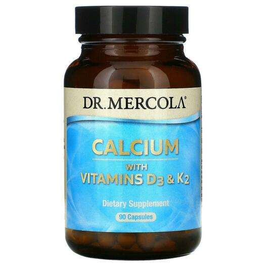 Основне фото товара Dr. Mercola, Calcium with Vitamins D3 & K2, Кальцій з D3 K...