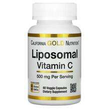 California Gold Nutrition, Liposomal Vitamin C 500 mg, Ліпосом...