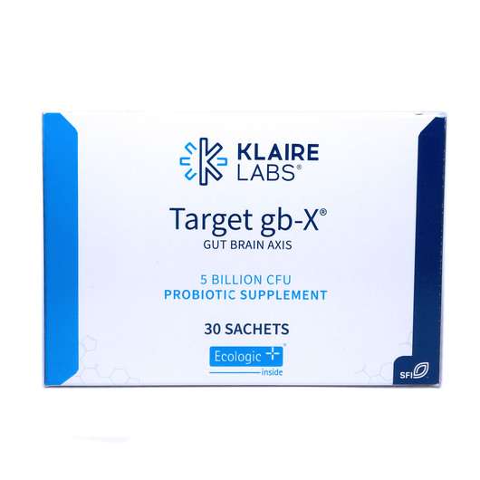 Основне фото товара Klaire Labs SFI, Target gb-X Gut Brain Axis, Пробіотики для на...