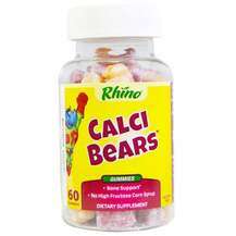 Nutrition Now, Кальций, Rhino Calci Bears Gummies Black Cherry...