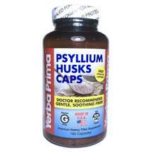 Yerba Prima, Psyllium Husks Caps 625 mg, Лушпиння насіння подо...