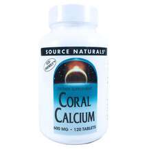 Source Naturals, Coral Calcium 600 mg, 120 Tablets