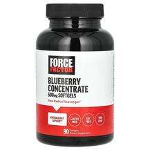 Force Factor, Голубика, Blueberry Concentrate 500 mg, 90 капсул