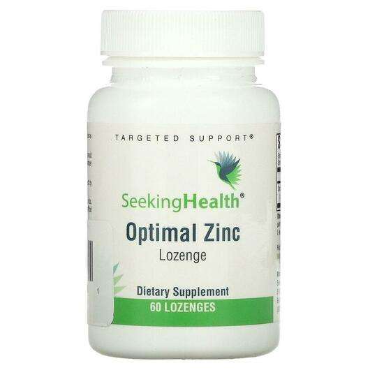 Main photo Seeking Health, Optimal Zinc, 60 Lozenges