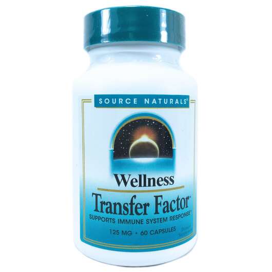 Основне фото товара Source Naturals, Wellness Transfer Factor 125 mg, Трансфер Фак...