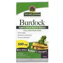 Nature's Answer, Лопух, Burdock Full Spectrum Herb 500 mg, 90 ...