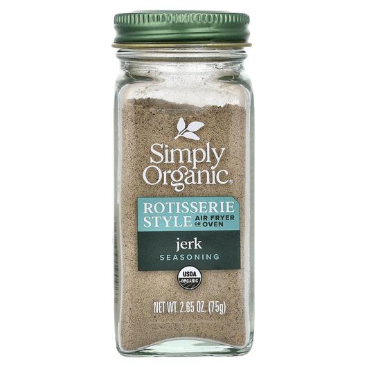 Основное фото товара Rotisserie Style Seasoning Jerk Основное фото товара Simply Organic, Специи, Rotisserie Style Seasoning Jerk, 75 г