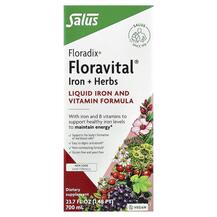 Floradix Floravital Iron + Herbs Железо Gaia Herbs