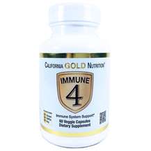 California Gold Nutrition, Поддержка иммунитета, Immune 4, 60 ...