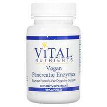 Vital Nutrients, Веган Панкреатин, Vegan Pancreatic Enzymes, 9...