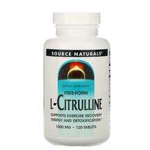 Source Naturals, L-Citrulline Free-Form 120, L-Цитруллин у віл...