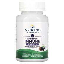 Nordic Naturals, Nordic Immune Gummies, Чорна Бузина, 40 конфет
