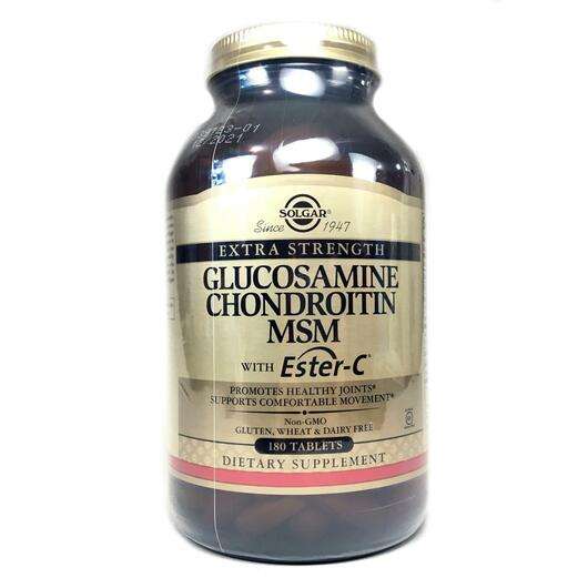 Основне фото товара Solgar, Glucosamine Chondroitin MSM, Глюкозамін Хондроїтин, 18...