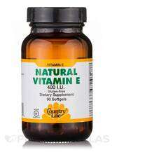 Вітамін E Токофероли Natural Vitamin E 400 IU Country Life