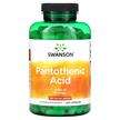Фото товара Swanson, Витамин B5 Пантотеновая кислота, Pantothenic Acid 500...
