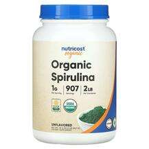 Nutricost, Organic Spirulina Unflavored, 907 g