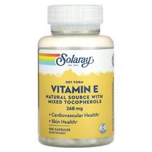Dry Form Vitamin E 268 mg Витамин E Токоферолы Solaray