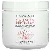 CodeAge, Liposomal Powder Collagen Peptides+ Unflavored, 424.50 g