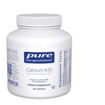 Pure Encapsulations, Calcium K/D, Кальцій з D3 & K2, 180 к...