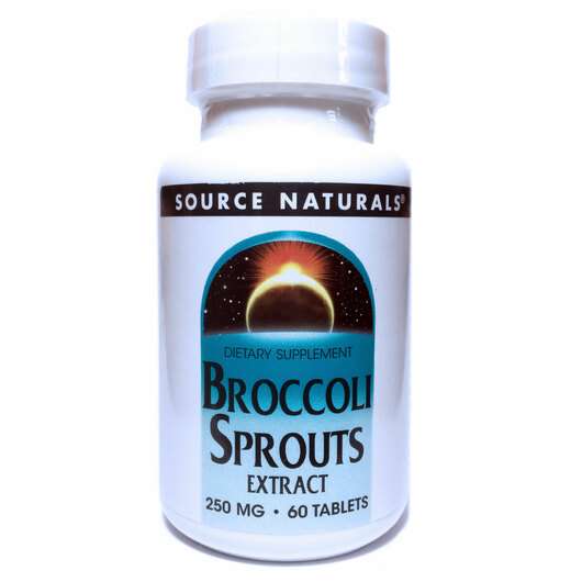Основне фото товара Source Naturals, Broccoli Sprouts Extract, Броколі, 60 таблеток