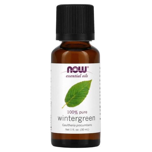 Основне фото товара Pure Essential Oil Wintergreen Основне фото товара NOW Foods, Pure Essential Oil Wintergreen, Ефірна олія, 30 мл