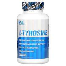 EVLution Nutrition, L-Тирозин, L-Tyrosine 500 mg, 60 капсул