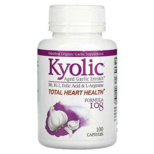 Основное фото товара Kyolic, Экстракт Чеснока, Total Heart Health Formula 108, 100 ...
