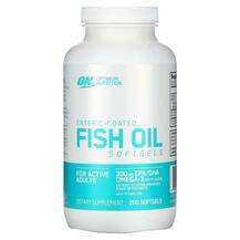 Optimum Nutrition, Enteric-Coated Fish Oil 200, Омега ЕПК ДГК,...