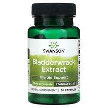 Swanson, Bladderwrack Extract 75 mg, Фукус пухирчастий, 60 капсул