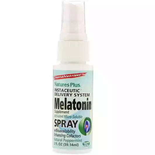 Фото товара InstaNutrient Melatonin Supplement Spray Natural Peppermint 59.14 ml