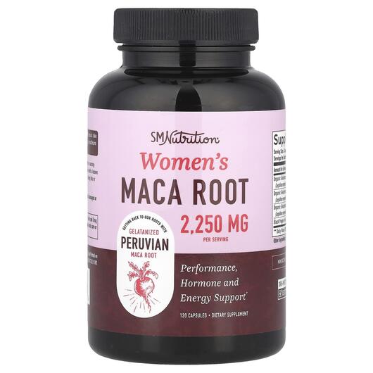 Основное фото товара SMNutrition, Мака, Women's Maca Root, 120 капсул