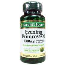 Nature's Bounty, Evening Primrose Oil 1000 mg, 60 Rapid Releas...