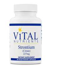 Vital Nutrients, Strontium Citrate 227 mg, Стронцій, 90 капсул
