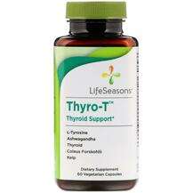 LifeSeasons, Thyro-T Thyroid Support, 60 Vegetarian Capsules