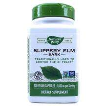 Nature's Way, Slippery Elm Bark 400 mg, 100 Vegetarian Capsules