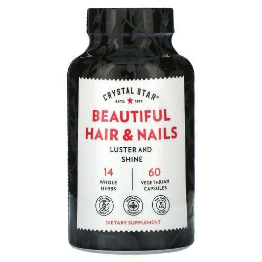Основное фото товара Crystal Star, Кожа ногти волосы, Beautiful Hair & Nails, 6...