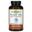 Фото товару Nature's Way, Flax Oil Max Strength, Лляна олія 1300 мг, 200 к...
