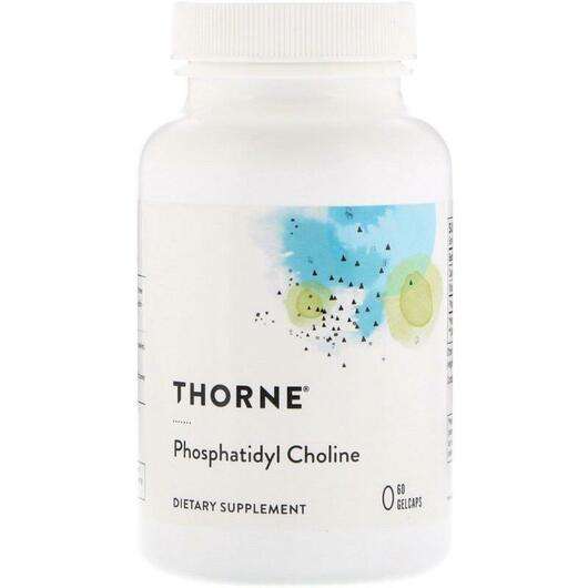 Основное фото товара Thorne, Фосфатидилхолин, Phosphatidyl Choline, 60 капсул