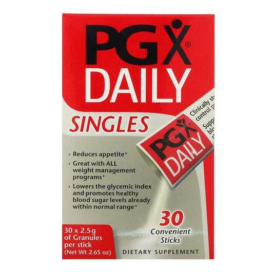 Основне фото товара PGX Daily Singles Unflavored Granules 30 Sticks, Підтримка рів...