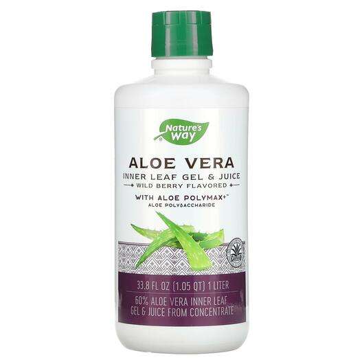 Основное фото товара Nature's Way, Алоэ Вера, Aloe Vera Inner Leaf Gel & Juice,...