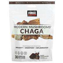 Force Factor, Modern Mushrooms Chaga Chewy Chocolate Roll, Гри...