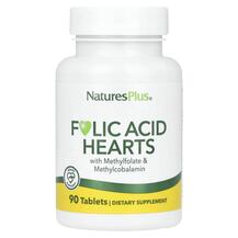 Вітамін B9 Фолієва кислота Folic Acid Hearts Natures Plus
