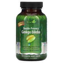 Irwin Naturals, Double-Potency Ginkgo Biloba, 60 Softgels