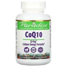 Paradise Herbs, CoQ10 Q-Veg 60 Vegetarian, Убіхінон, 60 капсул
