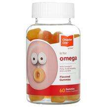 Chapter One, O is for Omega Flavored Gummies, 60 Gummies