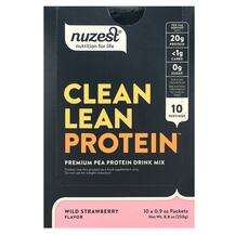 Nuzest, Clean Lean Protein Wild Strawberry 10 Packets, Горохов...
