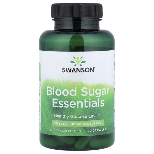 Основне фото товара Blood Sugar Essentials Основне фото товара Swanson, Blood Sugar Essentials, Підтримка рівня цукру, 90 капсул