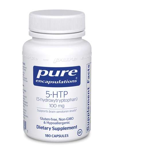 Основне фото товара Pure Encapsulations, 5-HTP 5-Hydroxytryptophan 100 mg, 5-гідро...