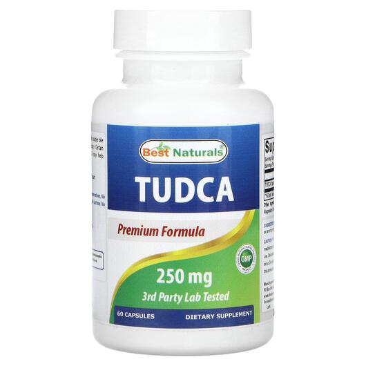 Основне фото товара Best Naturals, TUDCA 250 mg, Тудка, 60 капсул